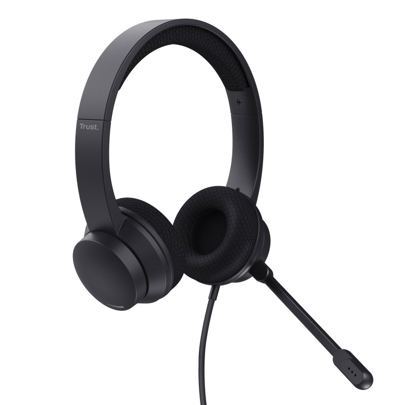 Auriculares Trust Ayda USB ENC Negro