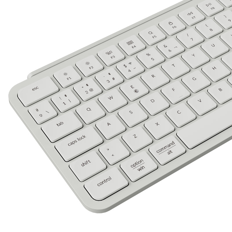 Teclado para Mac y Windows Keychron B1 Pro ISO-ES Ivory White