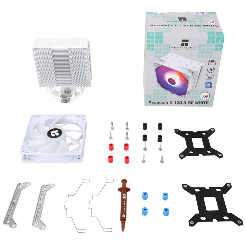 Disipador CPU ThermalRight Assassin X 120 Refined SE ARGB Blanco
