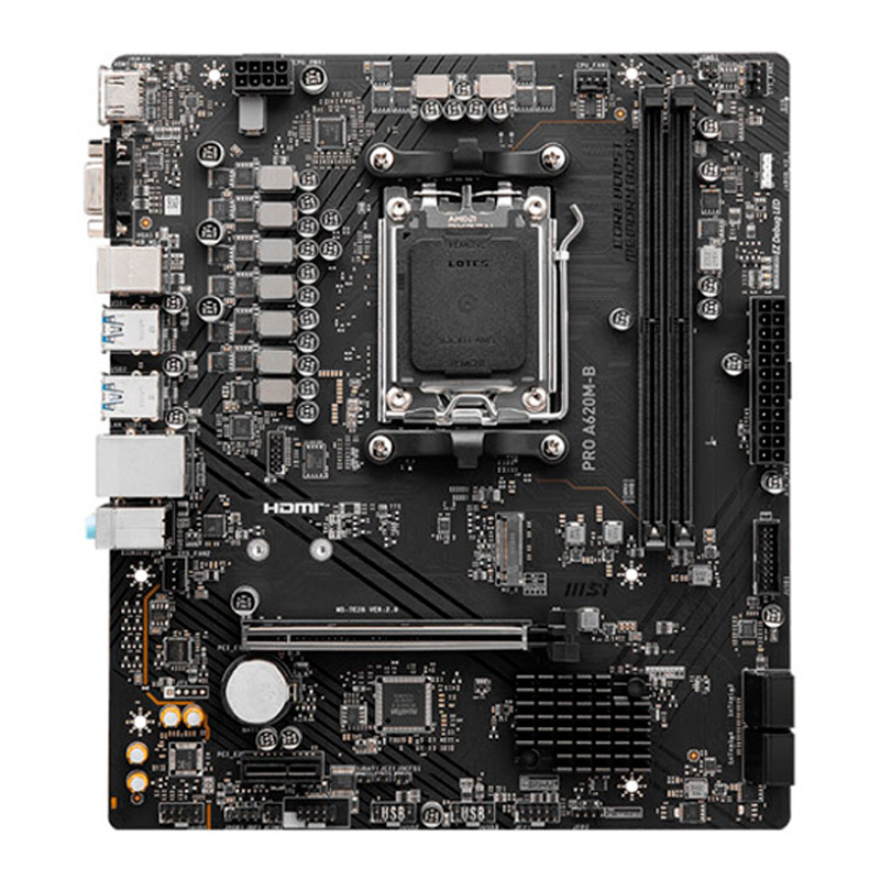 Placa Base MSI PRO A620M-B Socket AM5