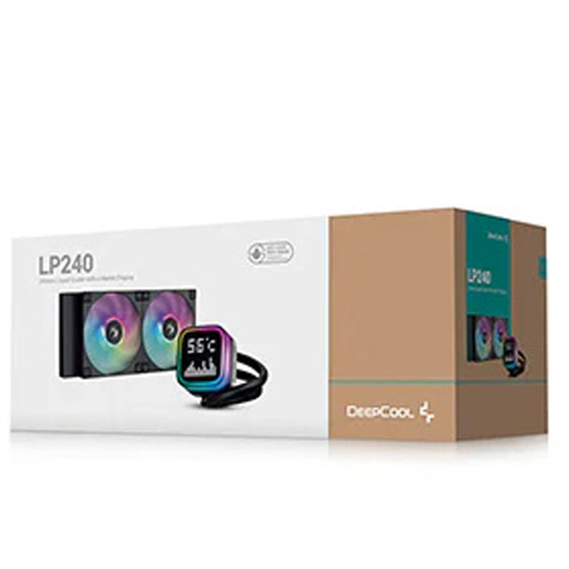 Kit Refrigeración Líquida DeepCool LP240 ARGB 240mm LCD Negro