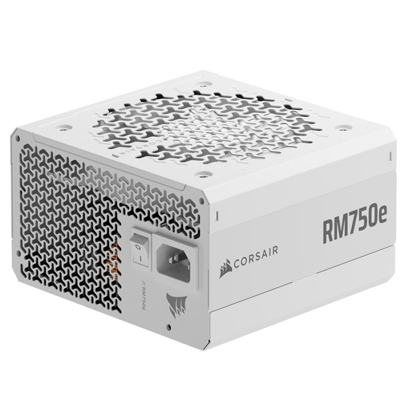 Fuente/PSU Corsair RM750e 2025 80 Plus Gold 750W ATX 3.1 PCIE 5.1 Modular Blanco