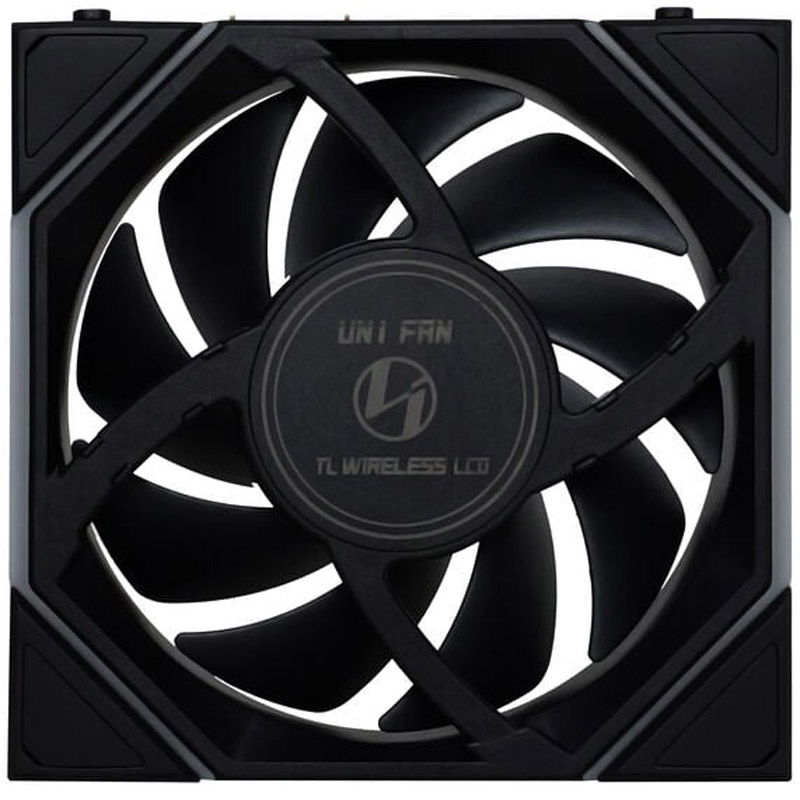 Ventilador Lian Li Uni Fan TL120 Wireless LCD ARGB Reverse Blade 120mm Triple Pack Negro