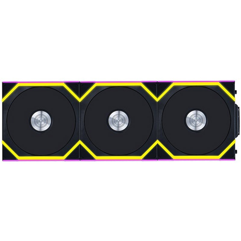Ventilador Lian Li Uni Fan SL120 Wireless ARGB Reverse Blade 120mm Triple Pack Negro