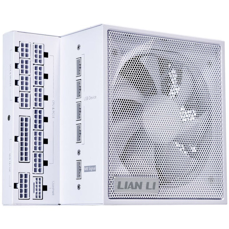 Fuente/PSU Lian Li Edge EG0850 80 Plus Platinum 850W ATX 3.1 PCIE 5.1 Modular Blanco