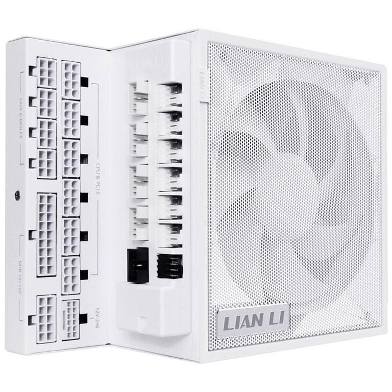 Fuente/PSU Lian Li Edge EG1200G 80 Plus Gold 1200W ATX 3.1 PCIE 5.1 Modular Blanco