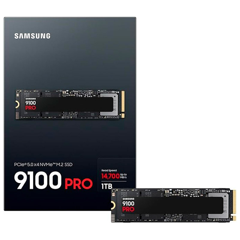Disco Duro M.2 Samsung 9100 PRO 1TB PCIe Gen5 x4 NVMe 2.0
