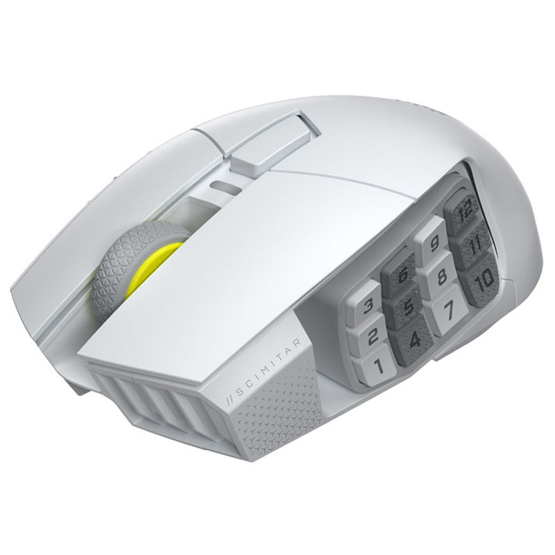 Ratón Corsair Scimitar Elite Wireless SE 33000 Dpi 50g RGB Blanco