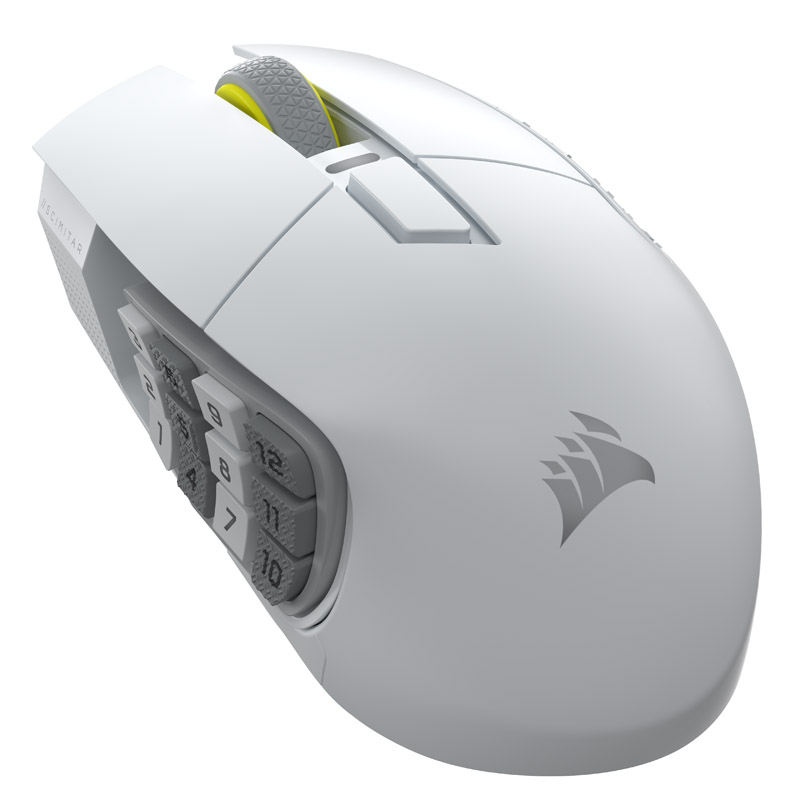 Ratón Corsair Scimitar Elite Wireless SE 33000 Dpi 50g RGB Blanco