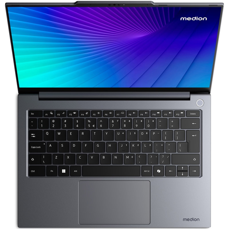 Portátil Medion Signium 14 S1 MD600002 C5-120U 16GB 512GB 14 pulgadas OLED 2.8K W11H 996 Gramos