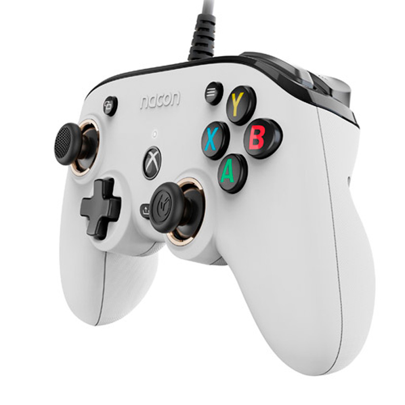 Mando   Nacon Pro Compact Blanco Para Xbox Series X/S