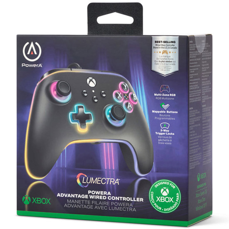 Mando   PowerA Lumectra Avanzado Wired Para Xbox Series X/S