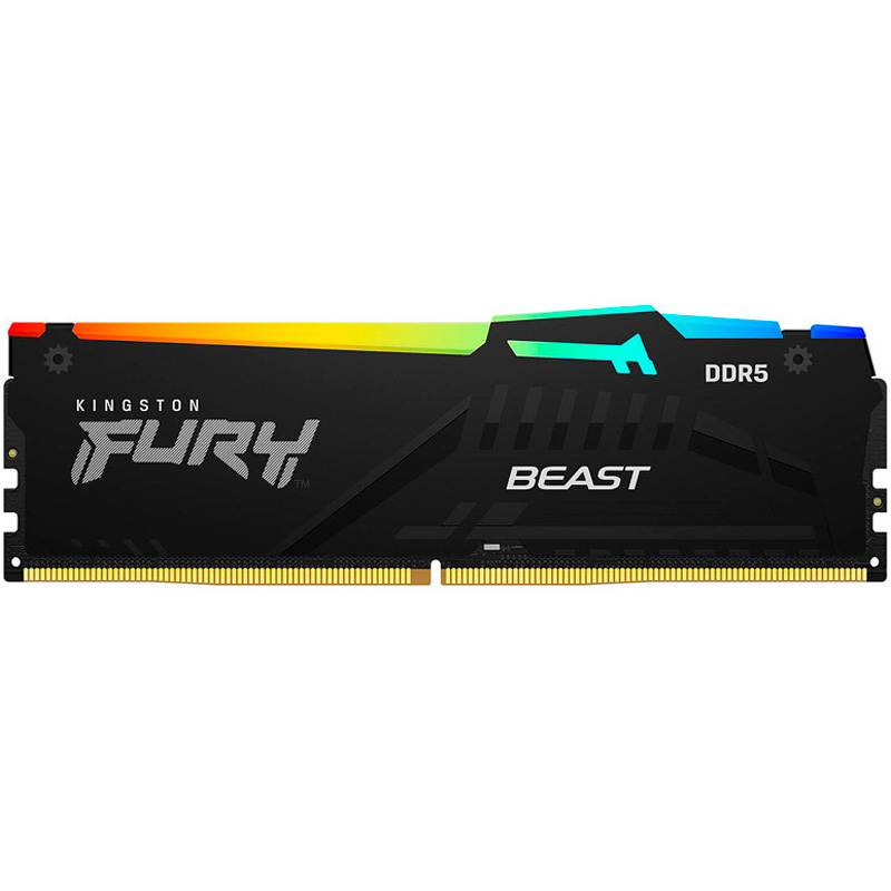 Memoria DDR5 Kingston Fury Beast RGB 8GB 1x8GB 5200MHz CL40 XMP