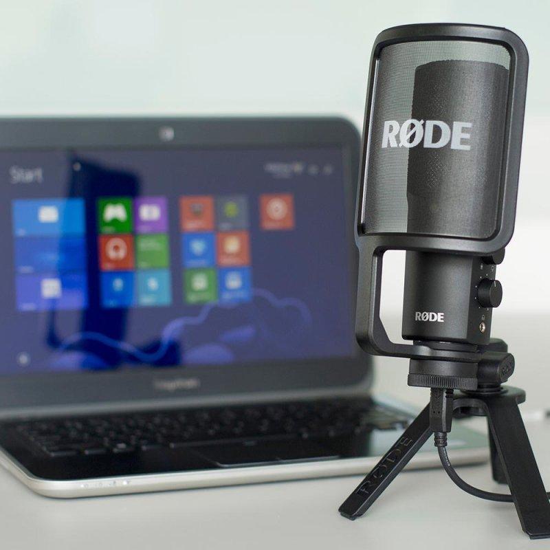 Micrófono Rode NT-USB Cardiode Negro