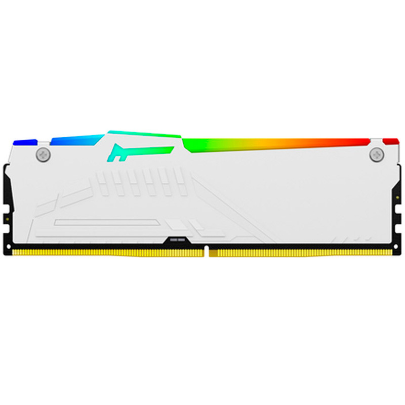 Memoria DDR5 Kingston Fury Beast RGB 64GB 2x32GB 6000MHz CL30 EXPO-XMP Blanco