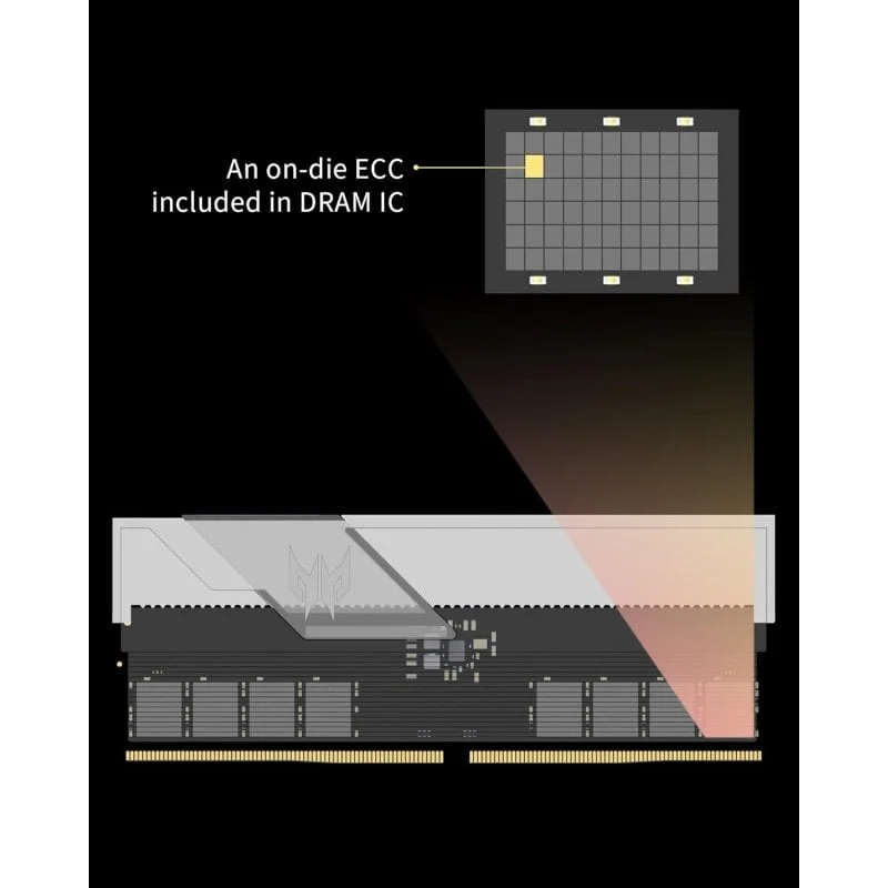 Memoria DDR5 Acer Predator Vesta II RGB 32GB 2x16GB 6000MHz CL34 Negro