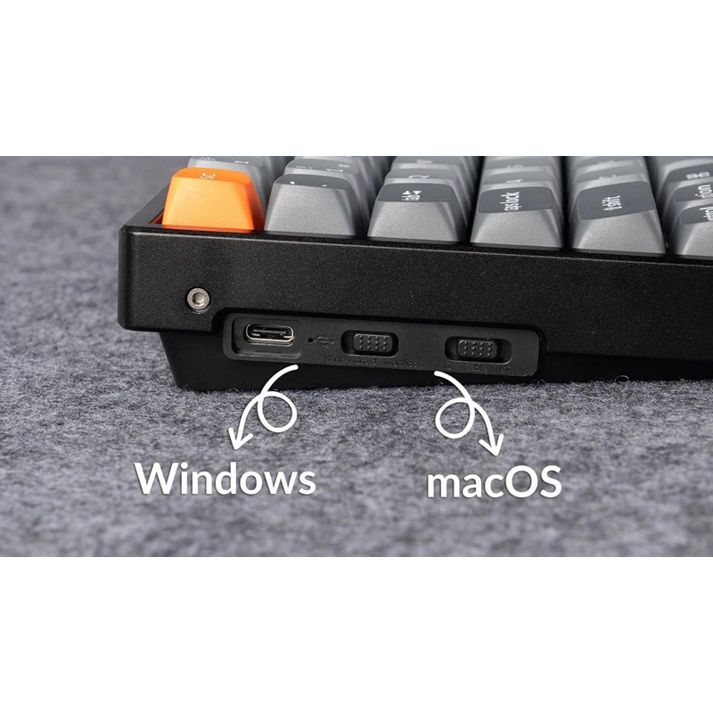 Teclado Keychron K2 Max ISO-ES RGB Max-Swappable Switch Red