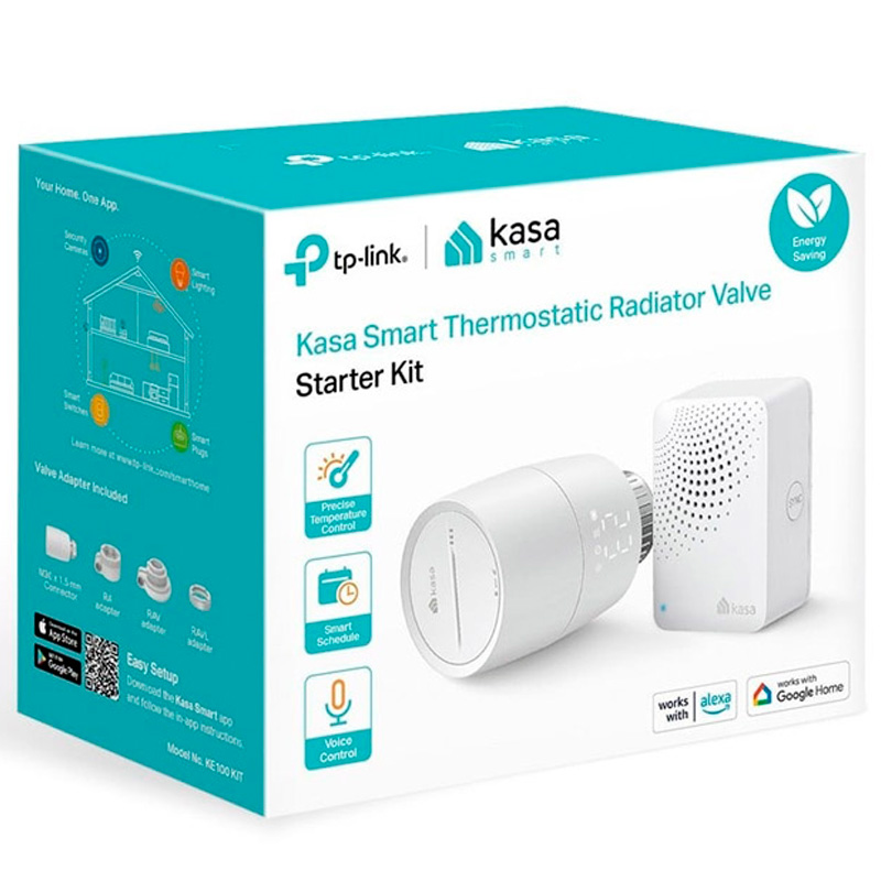 Kit TP-Link Kasa Smart KE100 Válvula Termostática Para Radiador