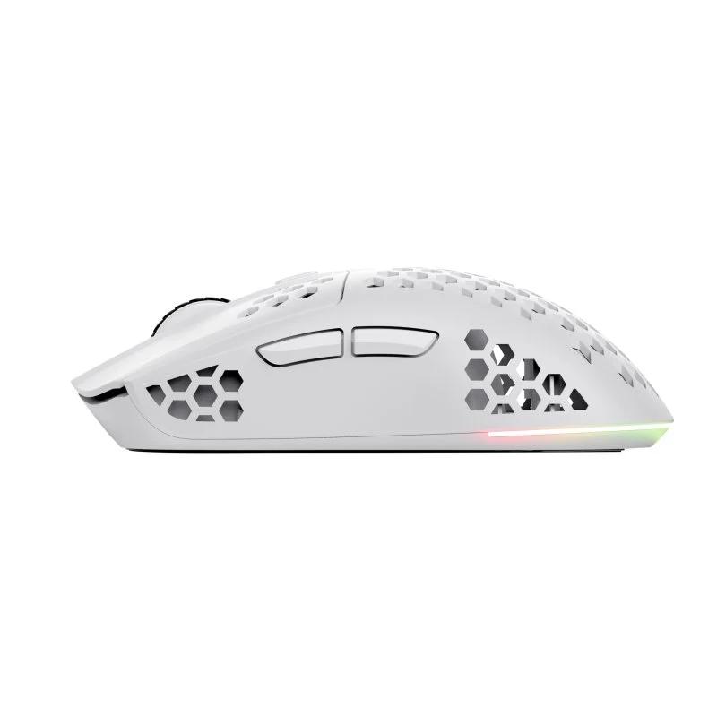 Ratón Trust Inalámbrico 4800 DPI RGB Ultraligero 6 Botones Blanco