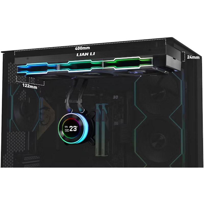 Kit Refrigeración Líquida Lian Li Hydroshift II LCD 360TL Negro