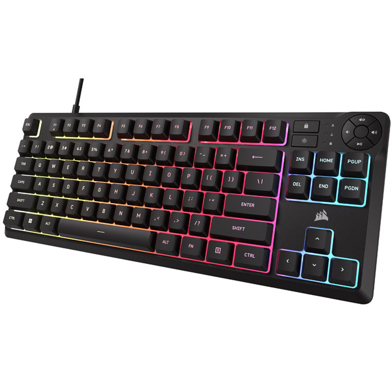 Teclado Corsair K55 Core TKL ISO-ES RGB Negro