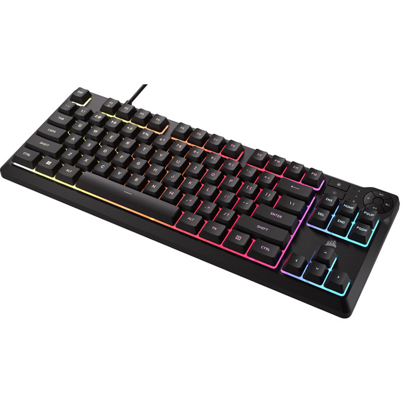 Teclado Corsair K55 Core TKL ISO-ES RGB Negro