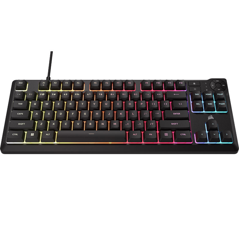 Teclado Corsair K55 Core TKL ISO-ES RGB Negro