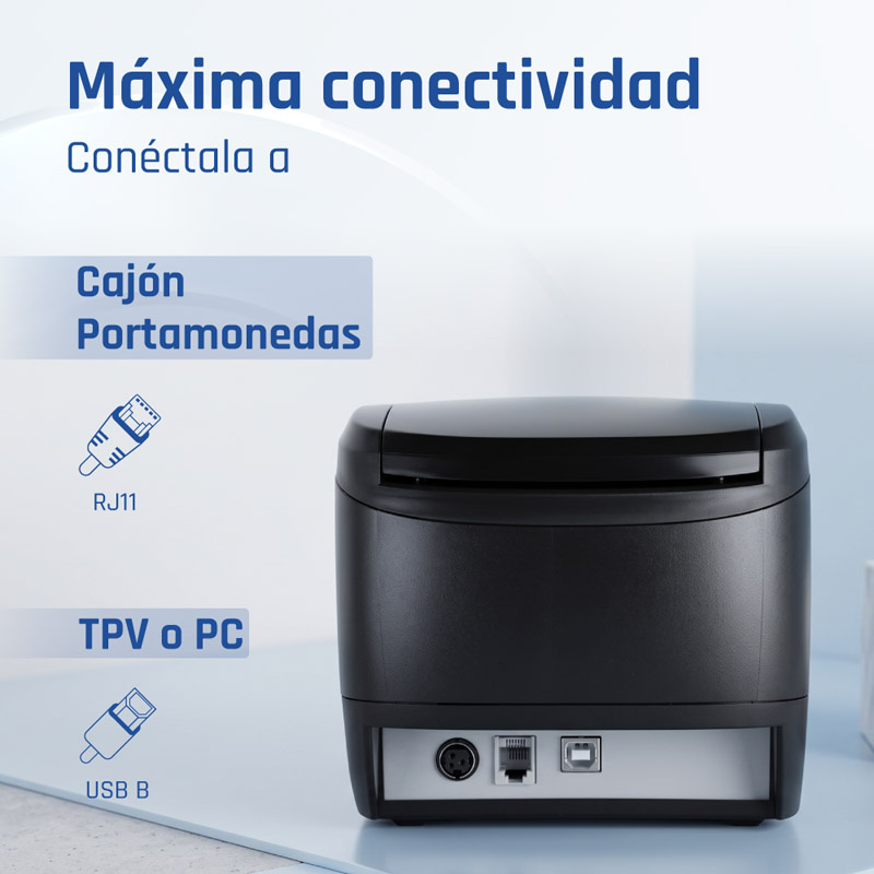 Impresora Térmica Iggual TP Easy 80 Negro