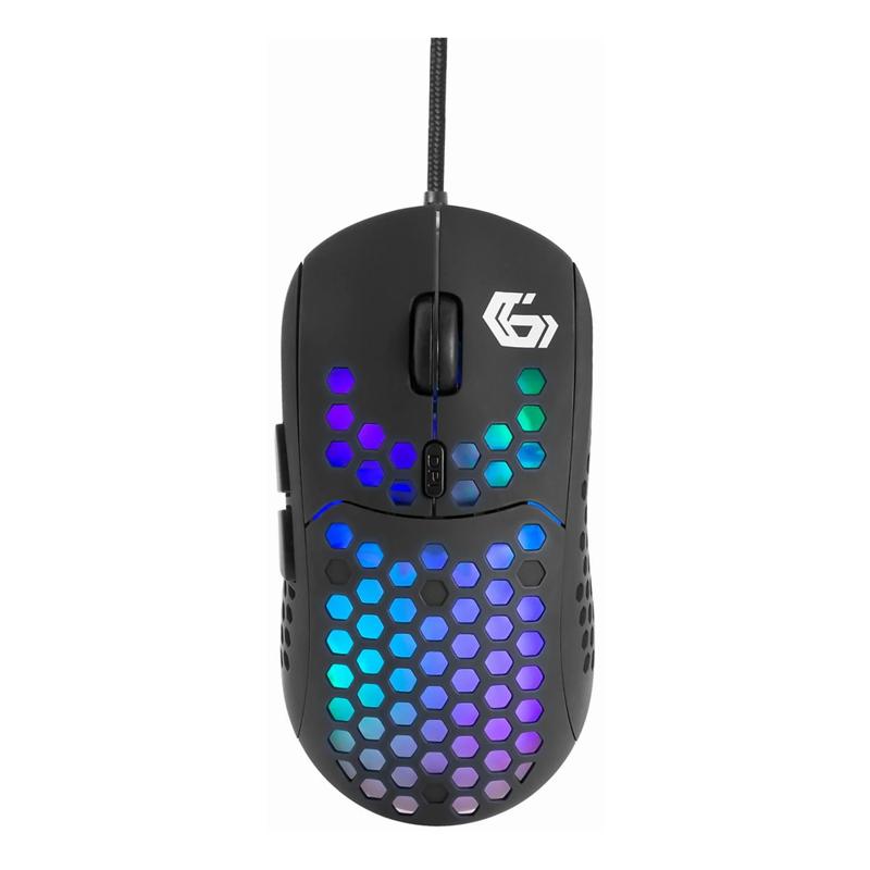 Ratón Gembird Musg-Ragnar-RX400 10000 DPI USB-A Negro