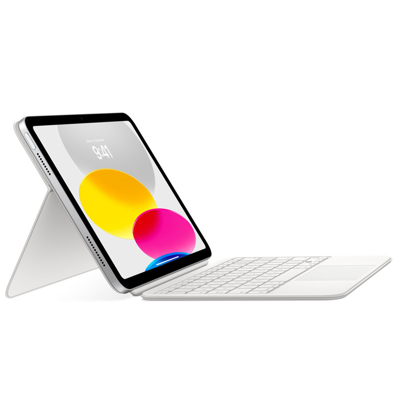 Teclado Apple Magic Keyboard Folio Para iPad A16 Blanco