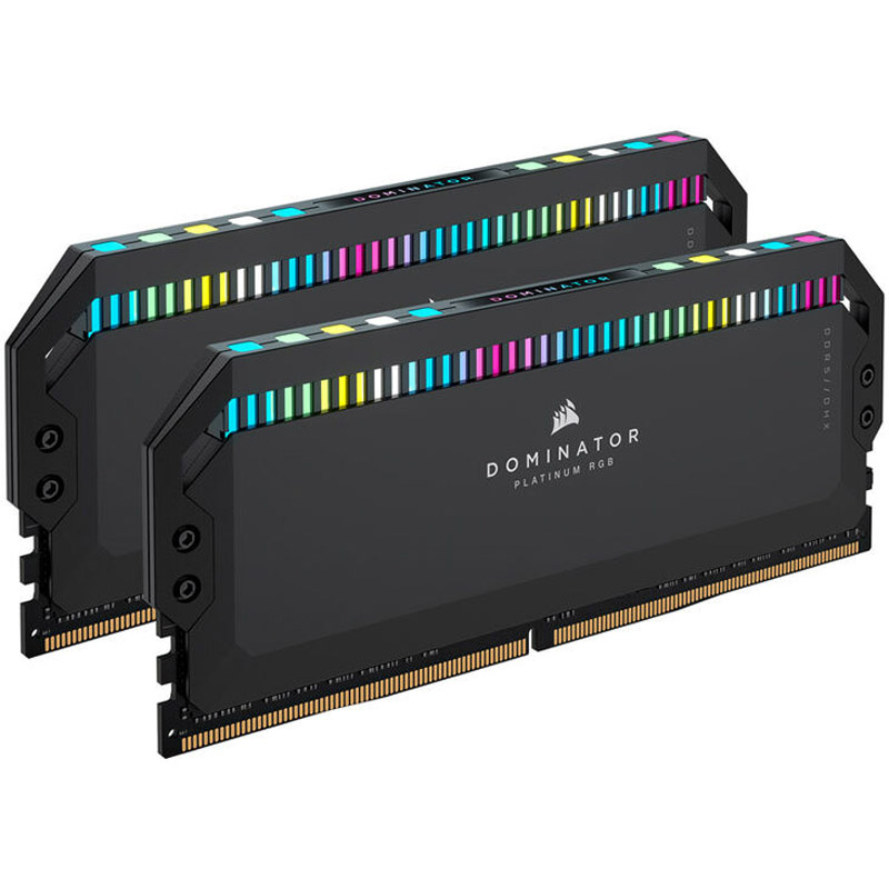 Memoria DDR5 Corsair Dominator Platinum RGB 32GB 2x16GB 6400MHz CL32 XMP Negro