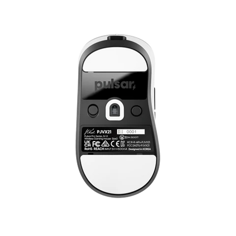 Ratón Pulsar Pro Series JV-X Size2 Blanco