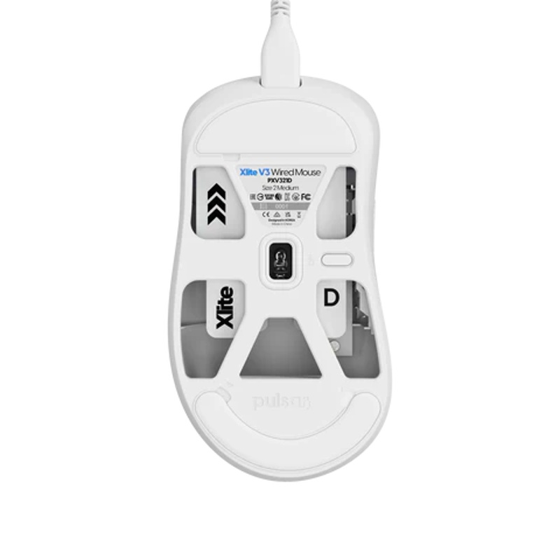 Ratón Pulsar Xlite Wired Medium Blanco