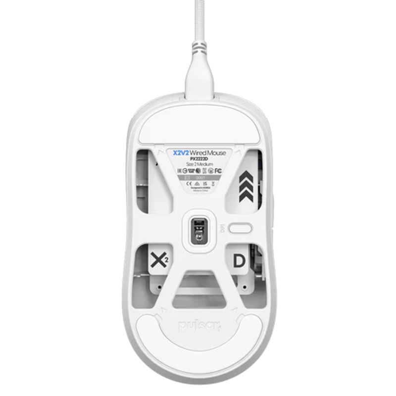 Ratón Pulsar X2 Wired Medium Blanco