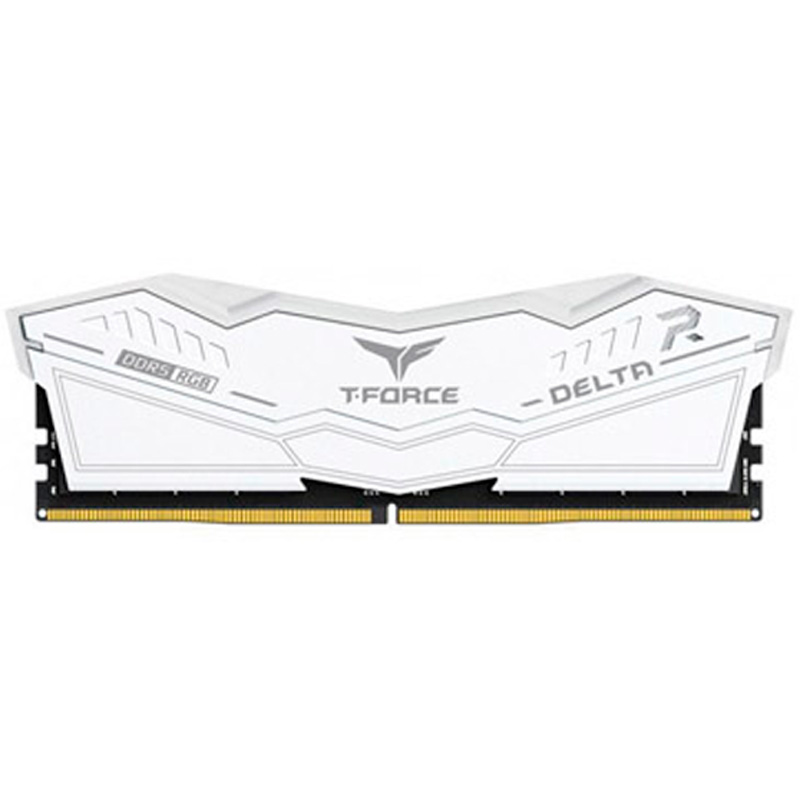Memoria DDR5 Team Group T-Force Delta RGB 32GB 2x16GB 6400MHz CL32 EXPO-XMP Blanco