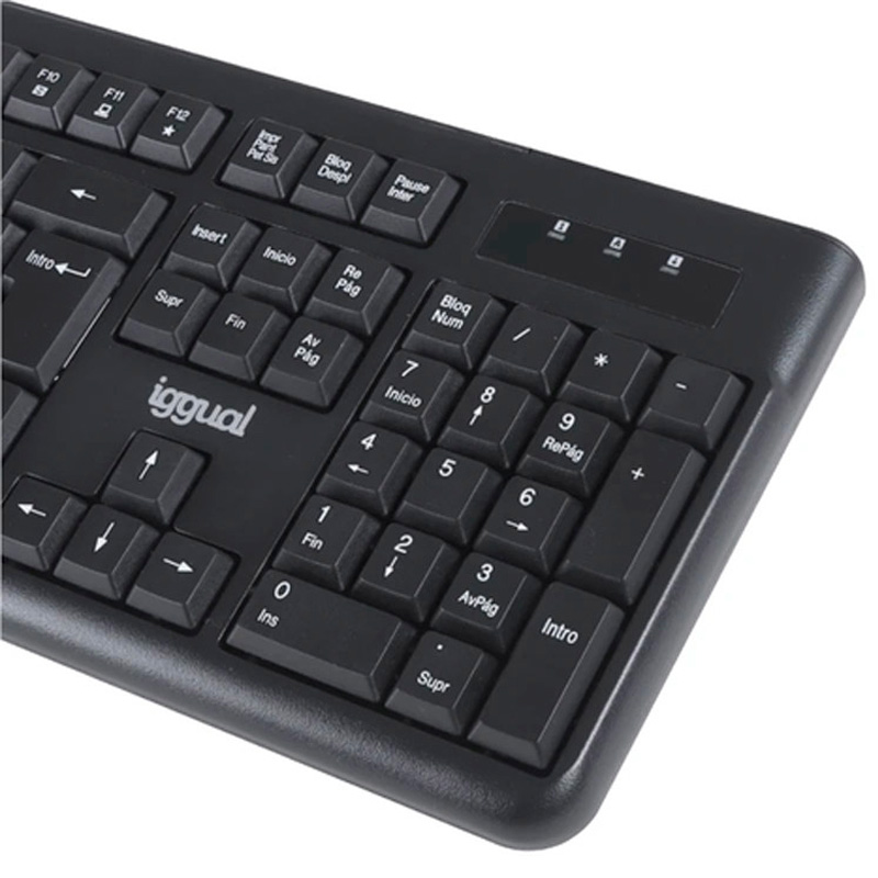 Combo Teclado/Ratón iggual CMK-BUSINESS2 Negro