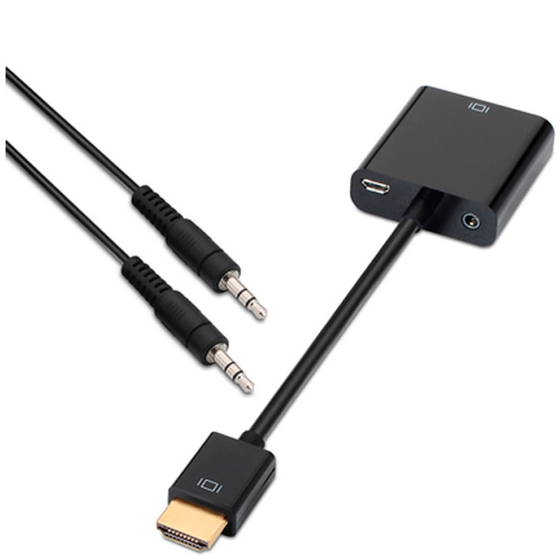 Adaptador HDMI Aisens A122-0126 A SVGA Con Audio Macho/Hembra Negro