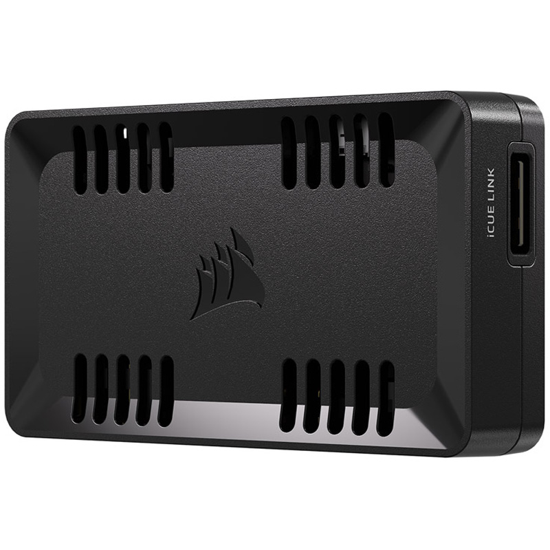 Controlador  Corsair Commander Duo Iluminación Y Ventiladores iCUE LINK Y PWM ARGB Negro