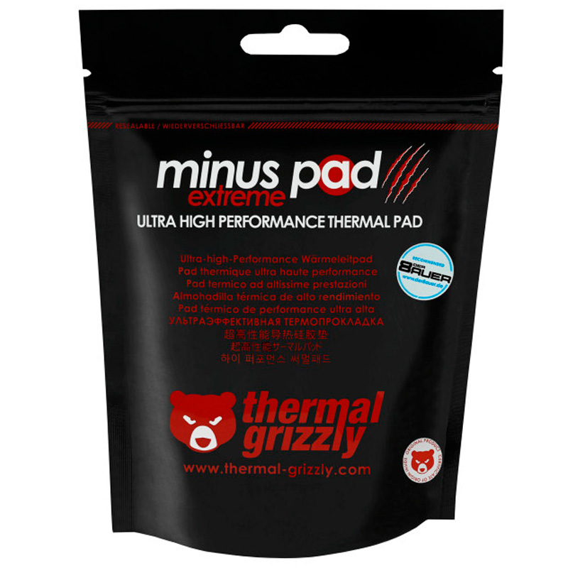 Almohadilla Térmica Thermal Grizzly Minus Pad Extreme 120 x 20 x 1,5 mm Azul
