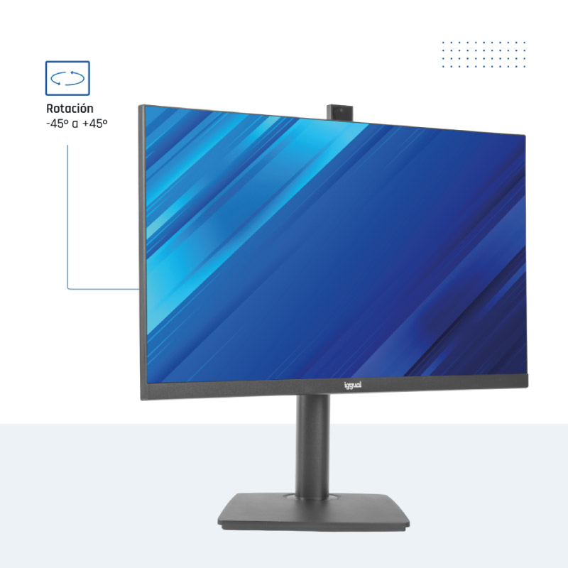 Monitor iggual ML27WC 27 pulgadas FHD IPS 120Hz 1ms WebCam