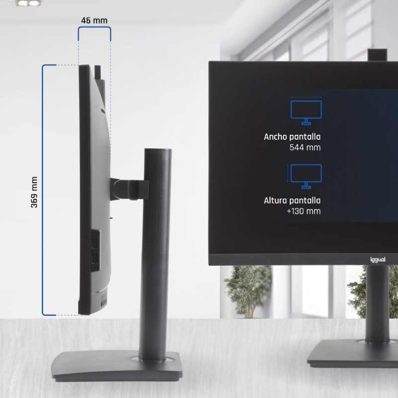 Monitor iggual ML27WC 27 pulgadas FHD IPS 120Hz 1ms WebCam