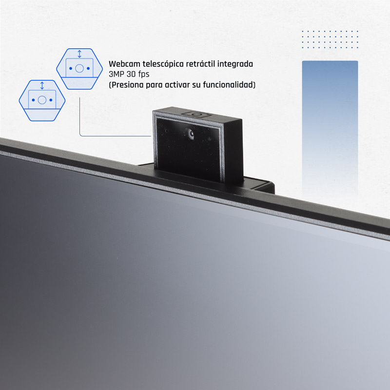 Monitor iggual ML27WC 27 pulgadas FHD IPS 120Hz 1ms WebCam