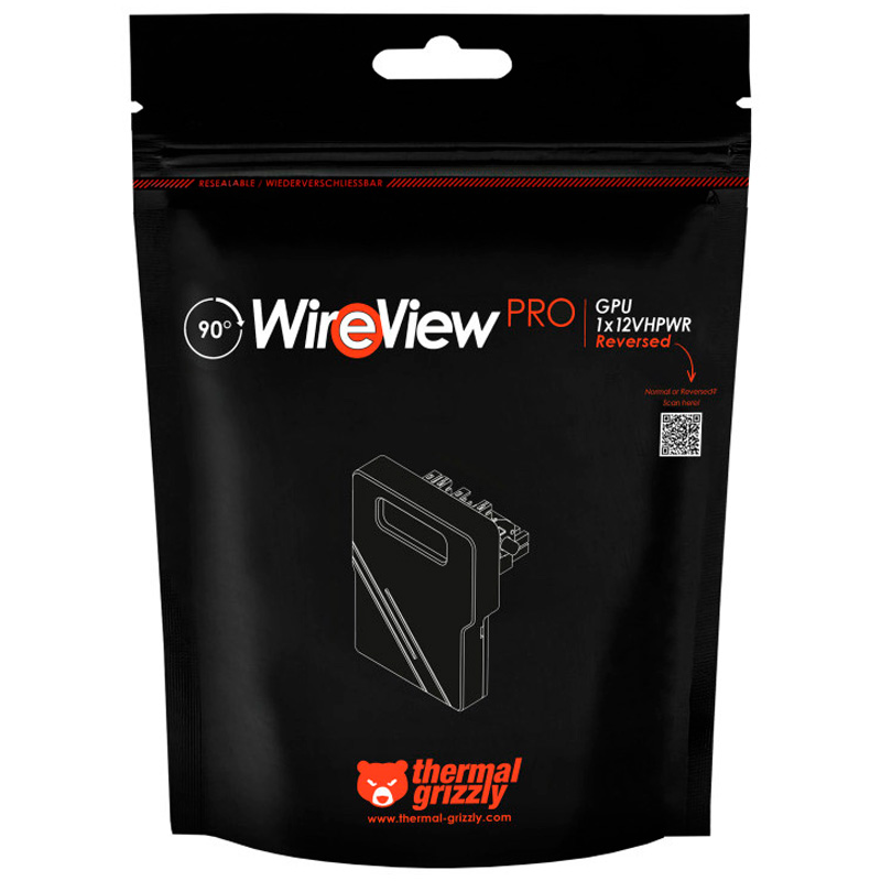 Accesorio Thermal Grizzly WireView 90 Pro Medidor Temperatura GPU 1x12VHPWR Reverse