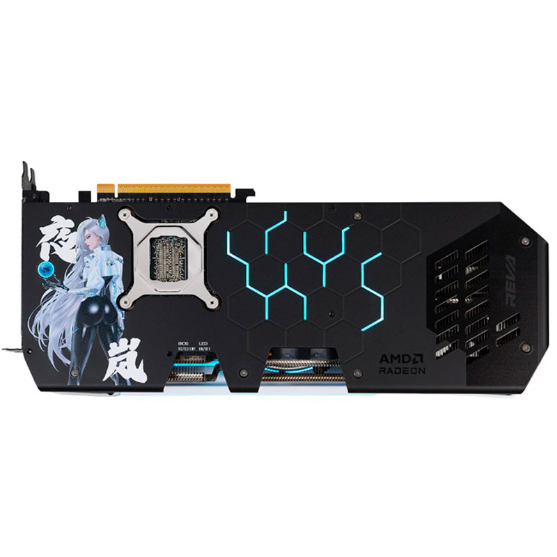Tarjeta Gráfica PowerColor HellHound Reva AMD Radeon RX 9070 XT 16GB GDDR6