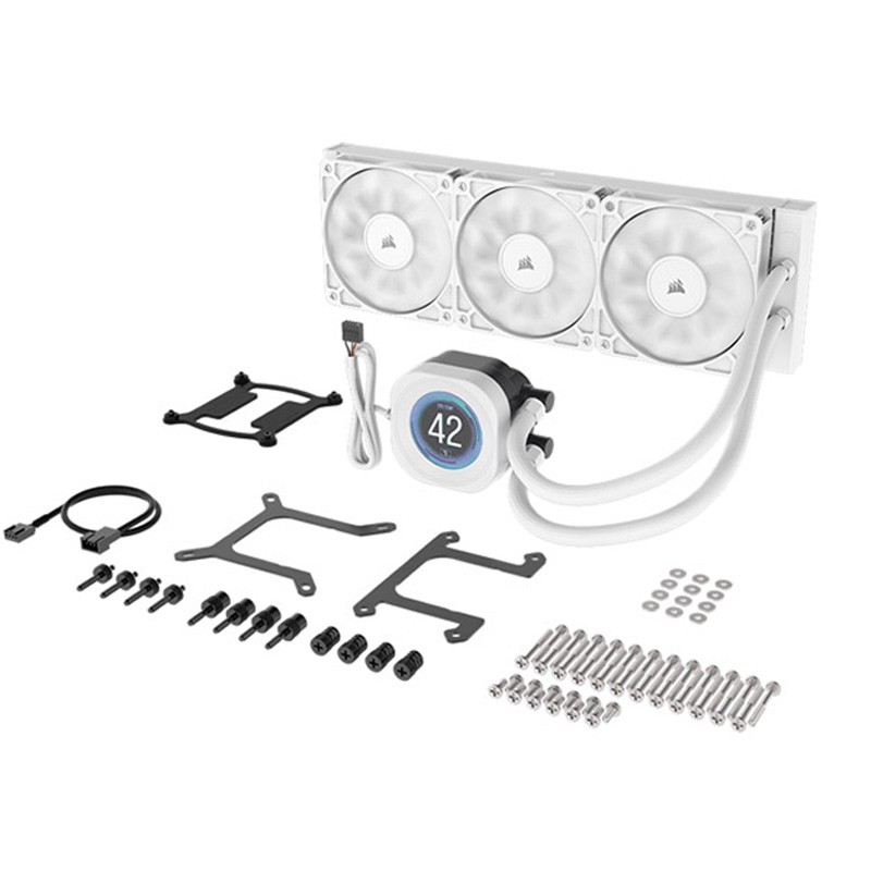 Kit Refrigeración Líquida Corsair NAUTILUS RS 360 LCD Blanco