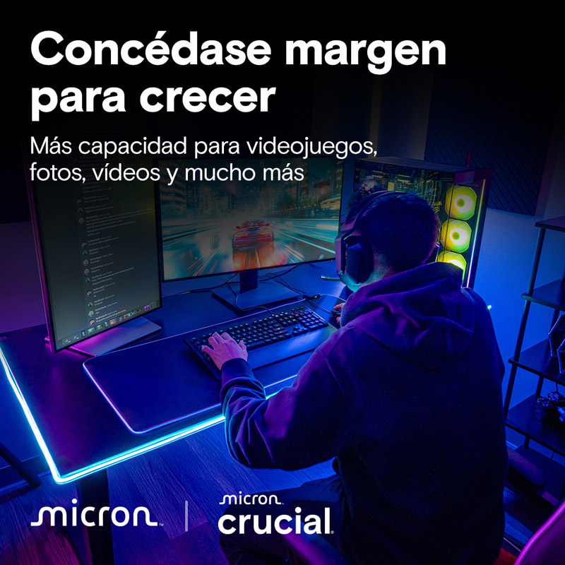 Disco Duro M.2 Crucial T710 1TB PCIe Gen5 x4 NVMe SSD