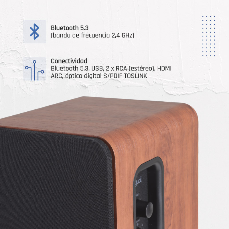 Altavoces iggual IGG319963 2.0 50W Bluetooth 5.3 Home Studio