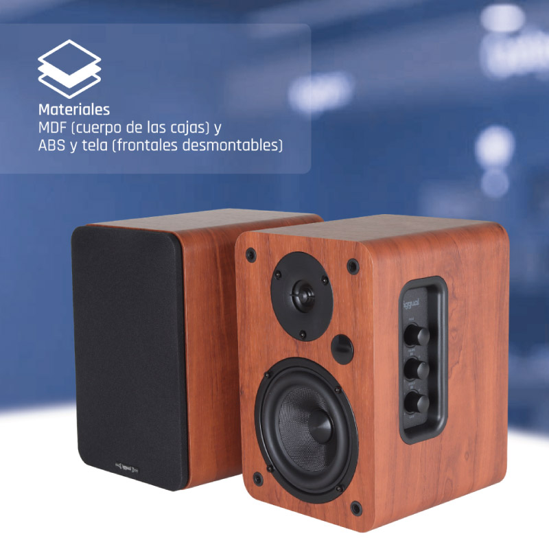 Altavoces iggual IGG319963 2.0 50W Bluetooth 5.3 Home Studio