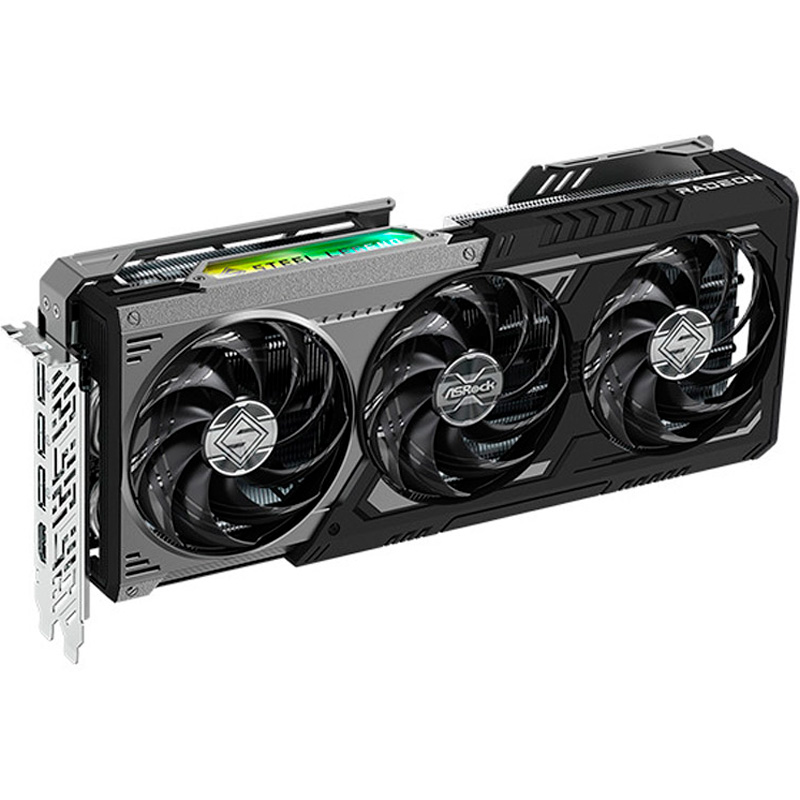 Tarjeta Gráfica ASRock AMD Radeon RX 9070 XT Steel Legend Dark 16GB GDDR6