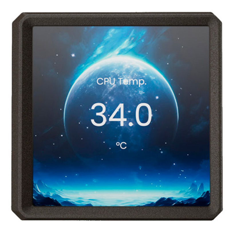 Kit Refrigeración Líquida Gamdias Aura GL360 LCD ARGB Negro